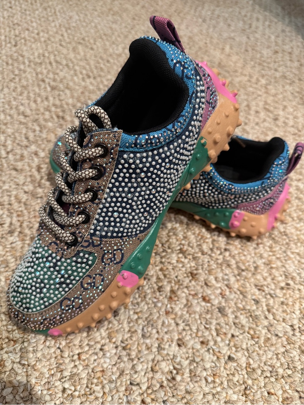 TAXI bling sneakers